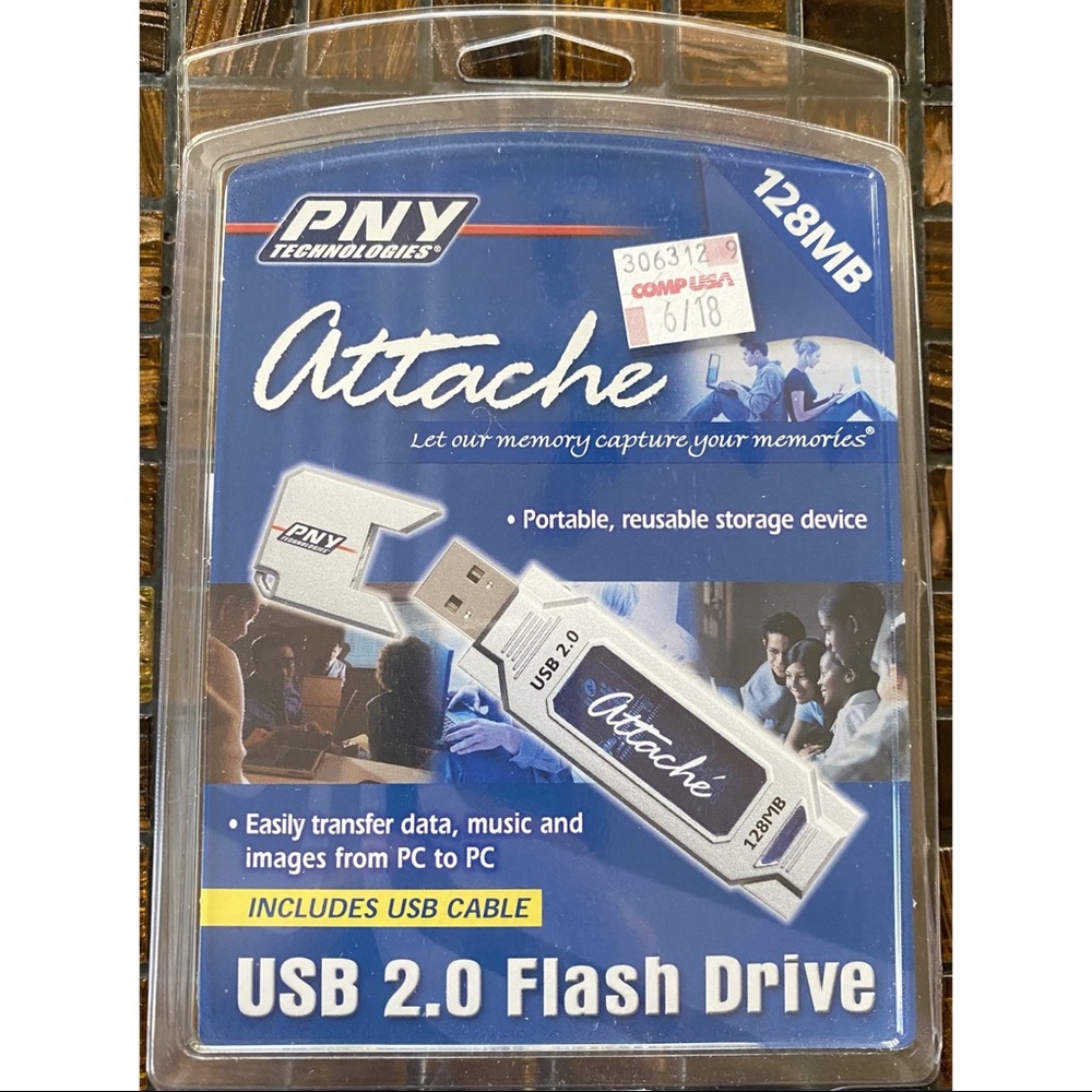 PNY Technologies USB 2.0, 128 mb Flash Drive